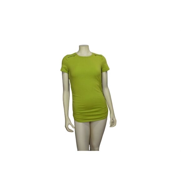 MICHAEL KORS‎ SHORT SLEEVE SIDE RUCHED SIDE TOP SZ SM - Picture 2 of 7